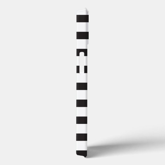 Imitate Gold Herz Schwarz-weiß gestreift Personali Case-Mate iPhone Hülle (Rückseite / Rechts)