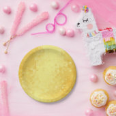 Imitate Gold hören auf individueller romantischer Pappteller (Party)