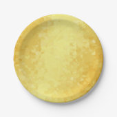 Imitate Gold hören auf individueller romantischer Pappteller (Vorderseite)