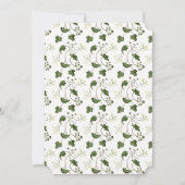 Imitate Gold Ivy League Grad Foto Einladung (Rückseite)