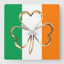 Imitate Gold Kleeblatt Closing Irish Flag