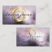 Imitate Gold lackierte Circle Designer Business Ca Visitenkarte (Vorne/Hinten)