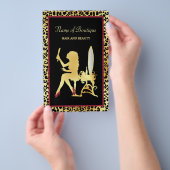 IMITATE Gold Leopard Boutique Grand Opening Flyer (Handgriff)