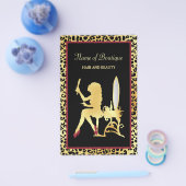 IMITATE Gold Leopard Boutique Grand Opening Flyer (Einzeln)