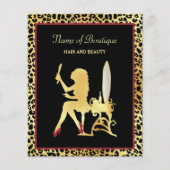 IMITATE Gold Leopard Boutique Special Flyer (Vorne)