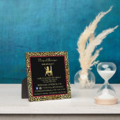 IMITATE Gold Leopard Haare Boutique Information Si Fotoplatte (InSitu)