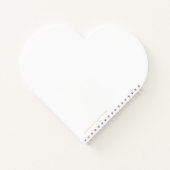 Imitate Gold Lettering Elegant Honeymoon Journal 2 Notizblock (Rückseite)