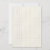 Imitate Gold Line Art Grüne Kinderdusche Einladung (Rückseite)