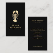 Imitate Gold Lobbykarte Visitenkarte (Vorne/Hinten)