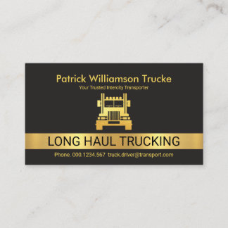 Imitate Gold Long Haul LKW Gold LKW Visitenkarte