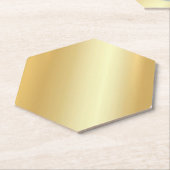Imitate Gold Look Eleganter Blank Modern Template Untersetzer (angewinkelt)