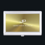 Imitate Gold Look Modern Monogram Template Glamour Visitenkarten Dose<br><div class="desc">Imitate Gold Look Moderne Monogram Template Glamour Business Card Inhaber. Perfekt für Anwälte,  Anwälte,  Firmenfachleute,  Stylist,  Designer,  Lehrer,  Anwälte,  Broker,  Regisseure,  Manager,  Berater,  Architekten,  Ingenieure,  Real Anwesen Agent,  Buchhalter,  Musiker,  alle Berufe.</div>