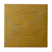 Imitate Gold Low Relief Abstrakt Fliese (Vorderseite)