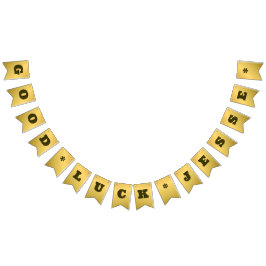 Imitate Gold Luxus Corporate Individuelle Name & M Wimpelkette