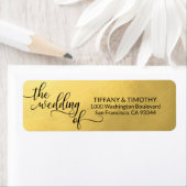 Imitate Gold machen WEDEN DER Rücksendeadresse (Insitu)