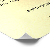 Imitate Gold Makeup Augen Lashes Preise Poster (Ecke)