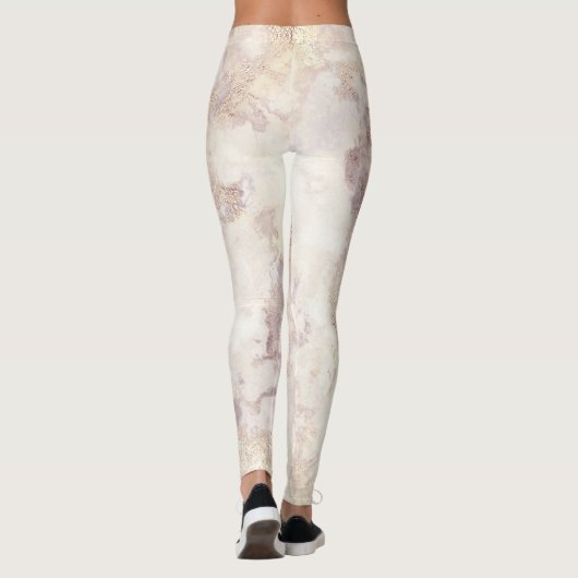 Imitate Gold Marmor Leggings (Rückseite)