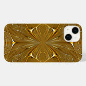 Imitate Gold Metal Design Case-Mate iPhone Hülle (Rückseite (Horizontal))