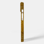 Imitate Gold Metal Design Case-Mate iPhone Hülle (Rückseite / Links)