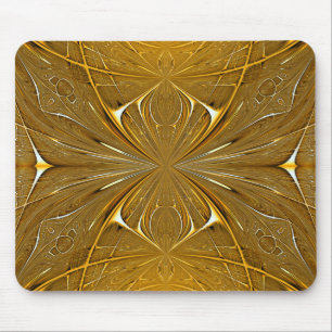 Imitate Gold Metal Design Mousepad