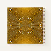 Imitate Gold Metal Design Notizblock (Rückseite)