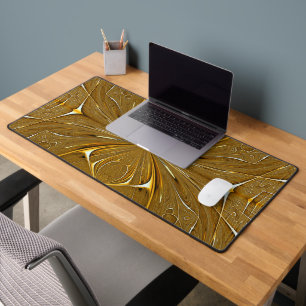 Imitate Gold Metal Design Schreibtischunterlage