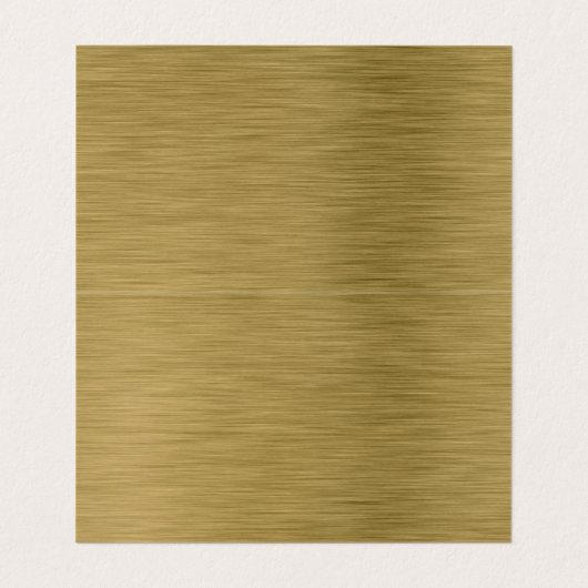 Imitate Gold Metallgewebe, Schmuckausweis-Karte Visitenkarten (Innenseite Aufgefaltet)