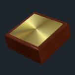 Imitate Gold Metallic Look Blank Template Elegant Erinnerungskiste<br><div class="desc">Imitate Gold Metallic Look Blank Template Elegante klassische Golden Oak Keepake Box.</div>