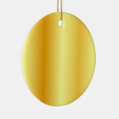Imitate Gold Metallic Look Custom Blank Template Keramik Ornament (Rechts)