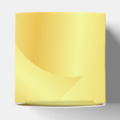 Imitate Gold Metallic Look Elegante Moderne Vorlag Geschenkschachtel (Oben)