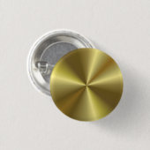 Imitate Gold Metallic Look Glamour Blank Template Button (Vorne & Hinten)