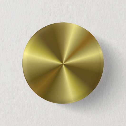 Imitate Gold Metallic Look Glamour Blank Template Button (Vorderseite)