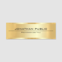 Imitate Gold Metallic Look Moderne Elegant Einfach