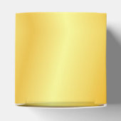 Imitate Gold Metallic Look Moderne elegante Vorlag Geschenkschachtel (Oben)