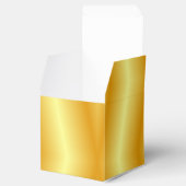 Imitate Gold Metallic Look Moderne elegante Vorlag Geschenkschachtel (Geöffnet)