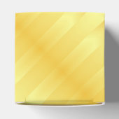 Imitate Gold Metallic Look Moderne Vorlage Elegant Geschenkschachtel (Oben)