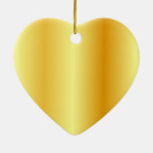 Imitate Gold Metallic Look Trendy Handgeschriebene Keramik Ornament (Hinten)