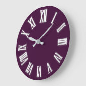 Imitate Gold Metallic Minimal römische Zahlen Burg Große Wanduhr (Winkel)