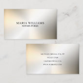 Imitate Gold Metalloberfläche minimal Visitenkarte (Vorne/Hinten)