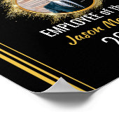 Imitate Gold Mitarbeiter der Jahresrechnung Poster (Ecke)