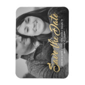 Imitate Gold Moderne speichern Datums-Magnete Magnet (Vertikal)