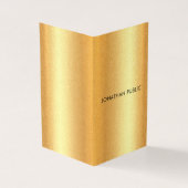 Imitate Gold Modernes Minimalistisches Elegantes B Visitenkarten (Vorderseite)