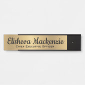 Imitate Gold Office Türsignaturen Namensplatte Türschild (Vorderseite )