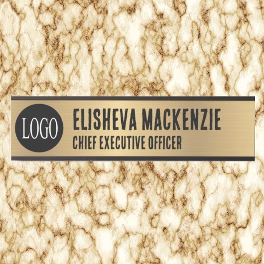 Imitate Gold Office Türsignaturen Namensplatte Türschild