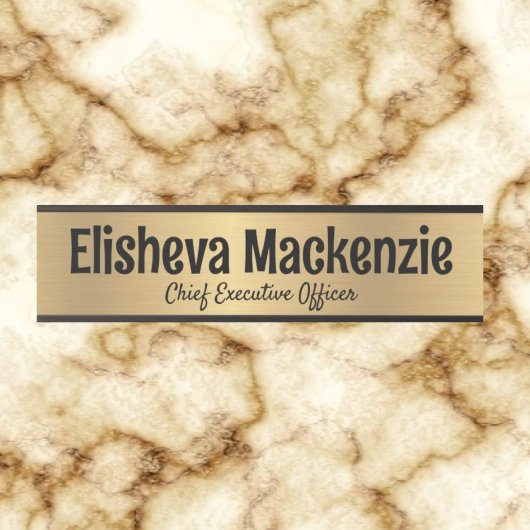 Imitate Gold Office Türsignaturen Namensplatte Türschild