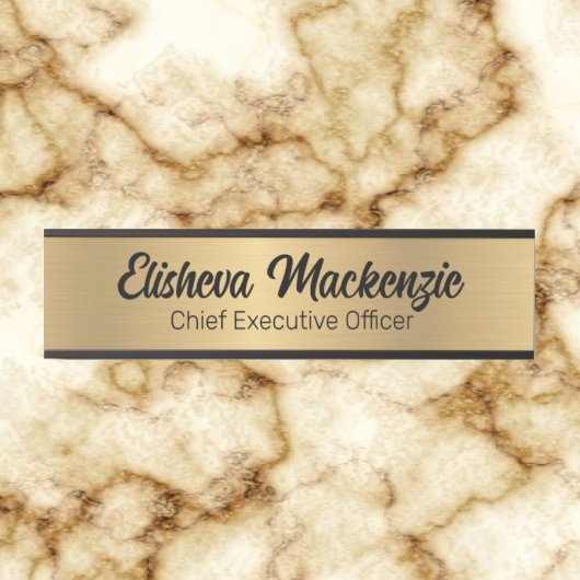 Imitate Gold Office Türsignaturen Namensplatte Türschild