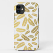 Imitate Gold Palm Blätter Muster Case-Mate iPhone Hülle (Rückseite)