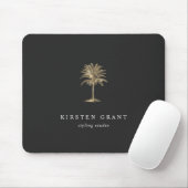 Imitate Gold Palm Tree Logo Mousepad (Mit Mouse)