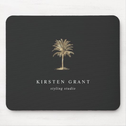 Imitate Gold Palm Tree Logo Mousepad (Vorne)