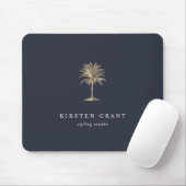 Imitate Gold Palm Tree Logo Mousepad (Mit Mouse)